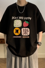麂皮绒短袖t恤男大码半袖男酒店风JD82322-P25，男装T恤，电商A040