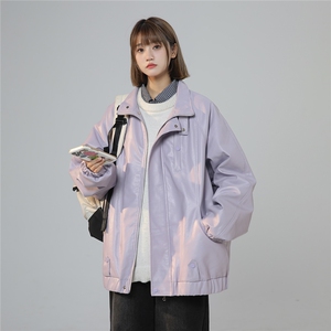 2025秋季新 简约大气百搭男皮衣外套JK534/P88控128-100聚酯纤维图片