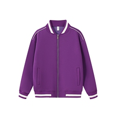 重磅420克boxy短款立领开衫棒球服液态棉爽滑外套男D9899-P68，女装短外套，星座610B-1