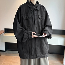牛仔夹克男大码牛仔外套男茄克NJ77385-P60，男装夹克，电商A040