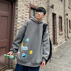 A040-WY2079-P40连帽卫衣男加肥加大码胖子棒球服外套，男装卫衣，电商A040