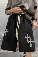 B239-1519-P43美式十字架短裤麂皮绒休闲男学生抽绳运动五分裤子，男装休闲裤，星座514-2(原B239)