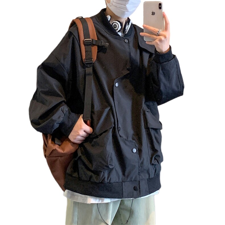 错位门禁飞行员夹克男外套男棒球衣服XH26-P70,男装夹克,电商B367