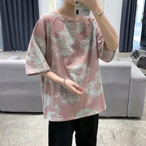 超火cec短袖男潮牌潮流t恤ins港风百搭宽松嘻哈学生半袖TX18-P20图片