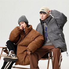 情侣麂皮绒棉服男冬新款情侣棉衣外套加厚棉袄羽绒服MY8805-P68，男装棉衣，星座205-1