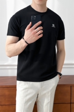 B353B701P28L-4XL夏季2025新款男士冰丝凉感速干短袖T恤卡其，男装T恤，电商B353