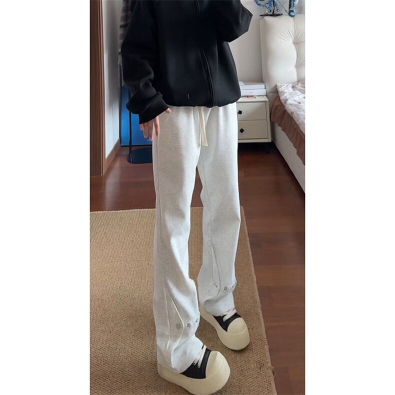 秋冬美式高街vibe运动加绒休闲卫裤货号K2485特P4578加绒P60,男装休闲裤,电商A063