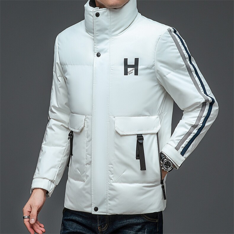 V3581钱塘2020-3冬季厚款商务休闲中年男士90鸭绒羽绒服P195,男装羽绒服,钱塘207-3