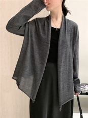 2025年秋季新款中长款针织女士开衫外套时尚休闲通勤百搭，女装羊毛衫，琳尚羊绒