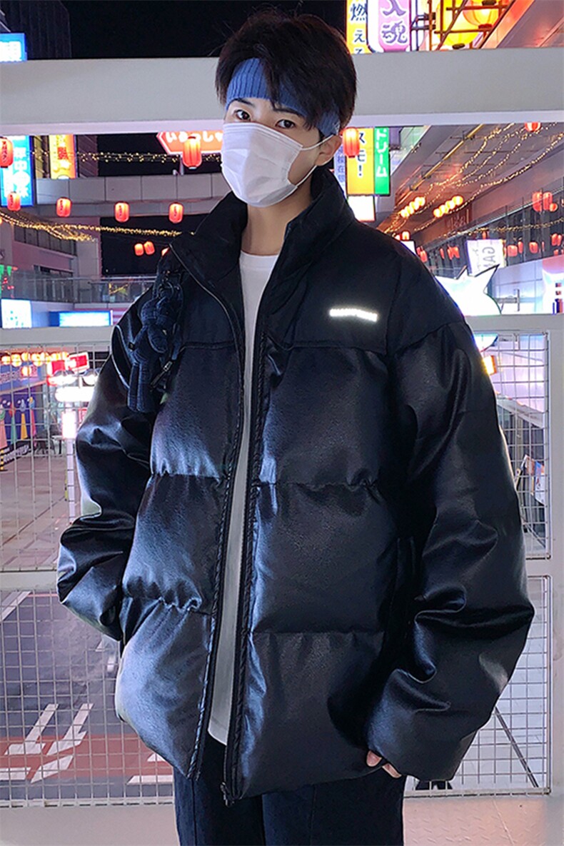 秋冬新款潮牌棉衣ins潮流男立领面包服百搭休闲上衣W2100-P78,男装棉衣,星座512-2