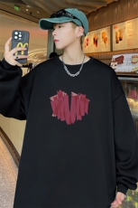 已注册港风直播抖音得物高品质宽松重磅菠萝格圆领男卫衣W2029P45，男装卫衣，电商C408(原B339-1)