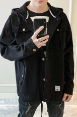 【有报告】男士牛仔宽松外套新款夹克牛仔上衣秋装DS34TP65，男装夹克，电商A102