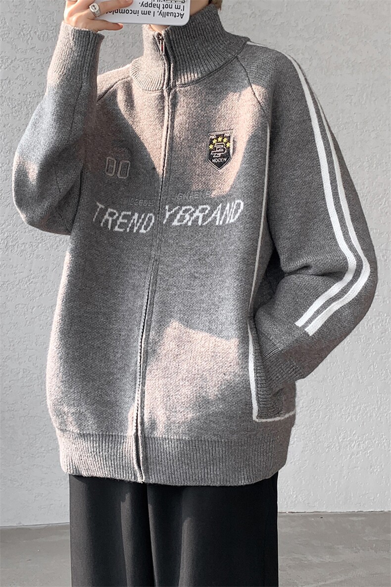 8XL-M超大码毛衣棒球服外套男针织衫开衫赛车夹克男MY1220-P118,男装夹克,电商D206-1