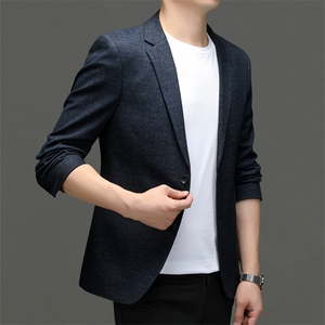 6618-1秋冬新款男士西服商务休闲男装通勤外套P143图片