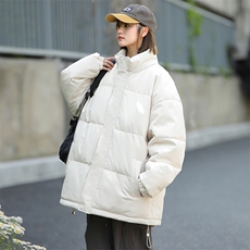 多色港风冬季立领纯色加厚上衣外套棉衣男MY99999P65，男装棉衣，星座1204-3