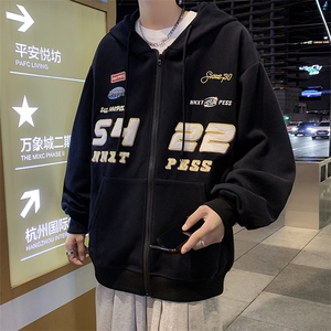 卫衣男连帽春秋季ins港风宽松潮牌百搭外套JK8531-P45图片