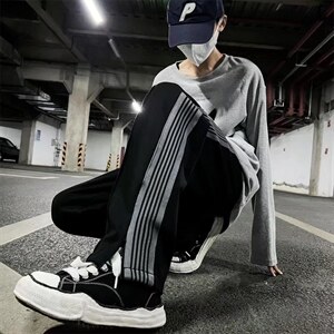 男春季潮流时尚休闲长裤K394P34图片