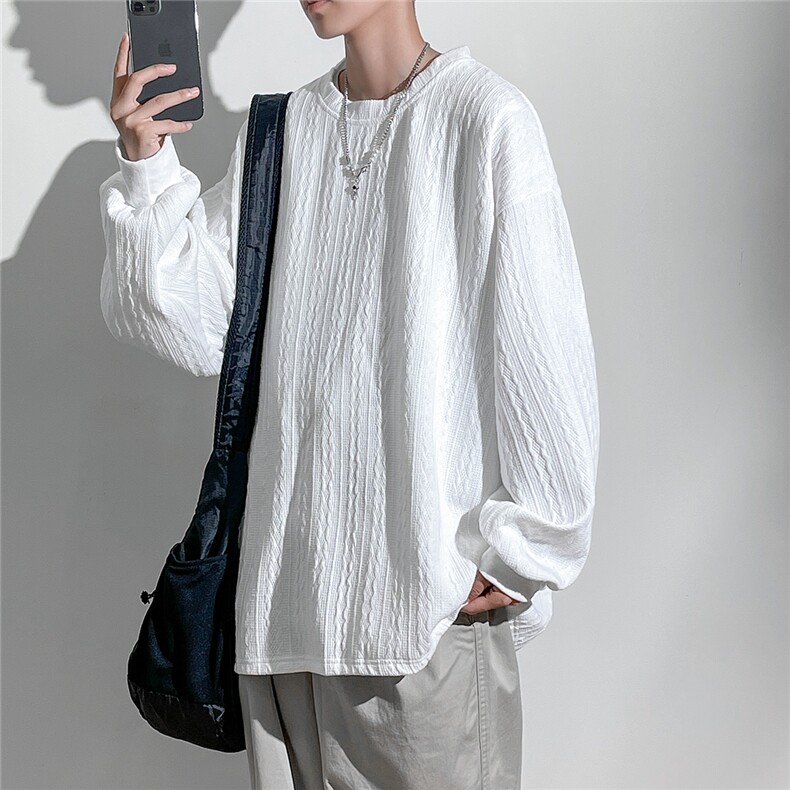 1菱形麻花辫花纹大码M-5XL卫衣男聚酯纤维95%氨纶5%WY77051P38控，男装卫衣，星座226-2