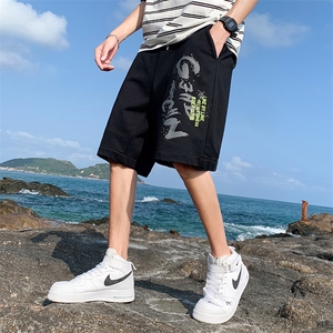 DD6451P28海景 短裤男夏季宽松潮牌休闲五分薄款外穿运动夏装直筒图片