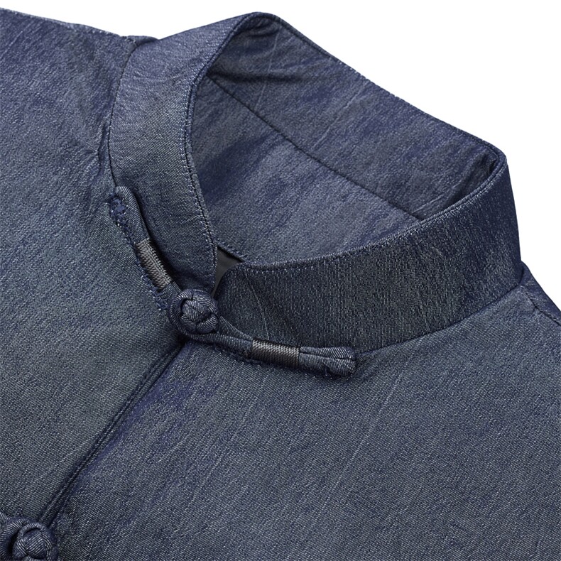AN9913钱塘2020-3秋冬新款中老年男士长袖休闲唐装服外套P150,男装民族服装,钱塘207-3