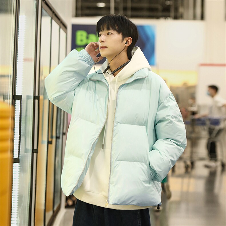 防水棉服~D2200-TP45不冬季新款纯色休闲百搭外套棉衣可二开,男装棉衣,电商A102
