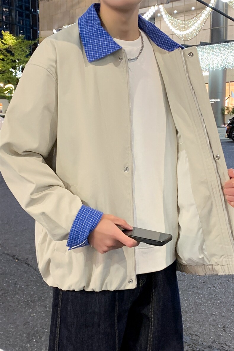 2026春款老钱风高品质纯棉猎装男夹克DSA157B-J2650-特P70,男装夹克,电商A157B