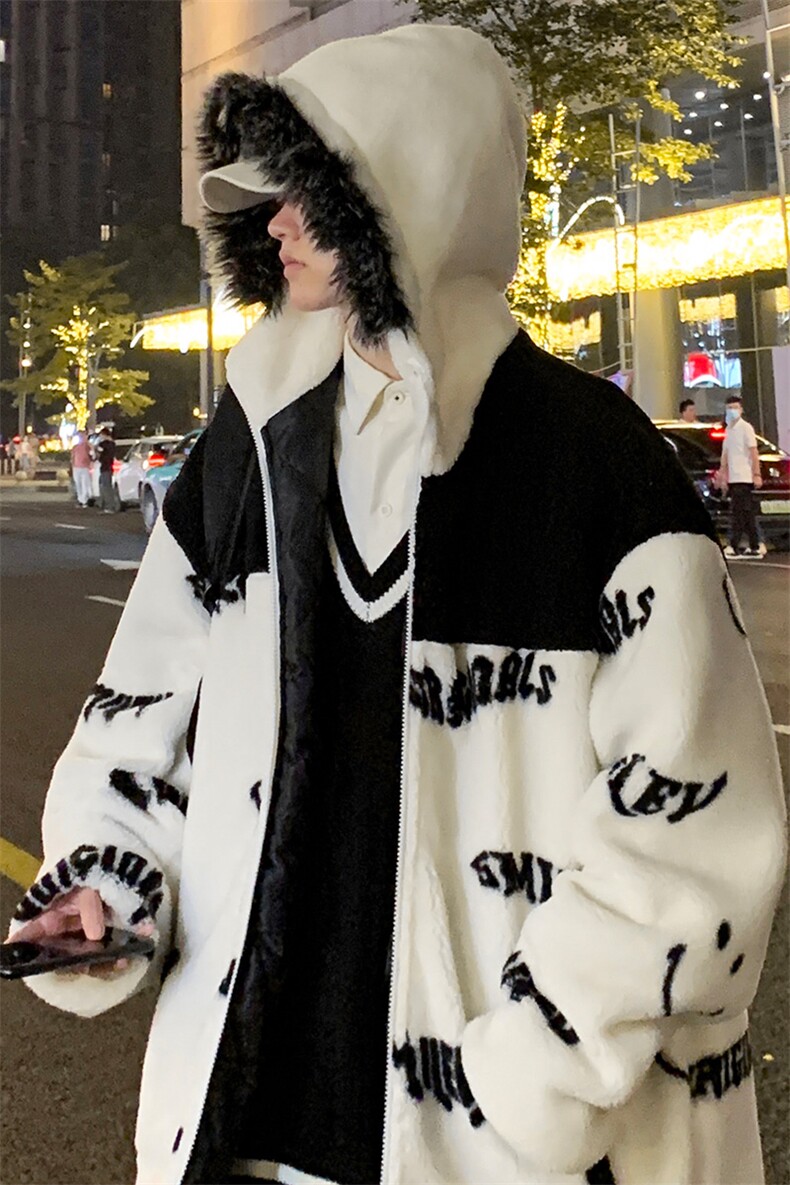 冬款加绒加厚棉衣羊羔绒潮流外套青少年ins男装MY107P105控价138,男装棉衣,电商A086