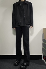 B221美式ins高街暗黑小众修身弹力休闲牛仔裤LK23010-P60控78，男装牛仔裤，电商B221