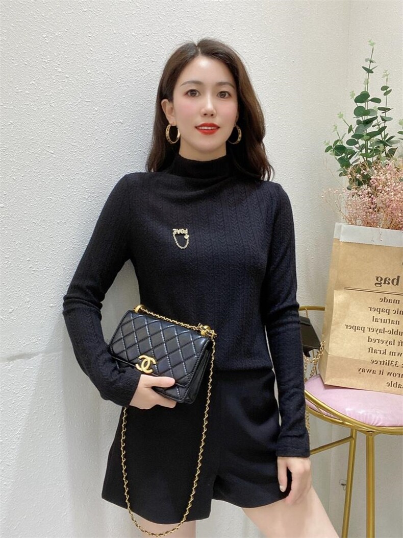 编织花纹打底衫，其它，埃米尚