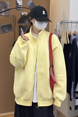 网图-重磅420克华棉立领开衫卫衣9129-P60，男装卫衣，电商B380（原B361）