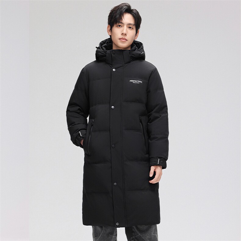 标90%白鸭羽绒服男士2025年冬季新款长款过膝H819-P220328,男装羽绒服,星座1210A