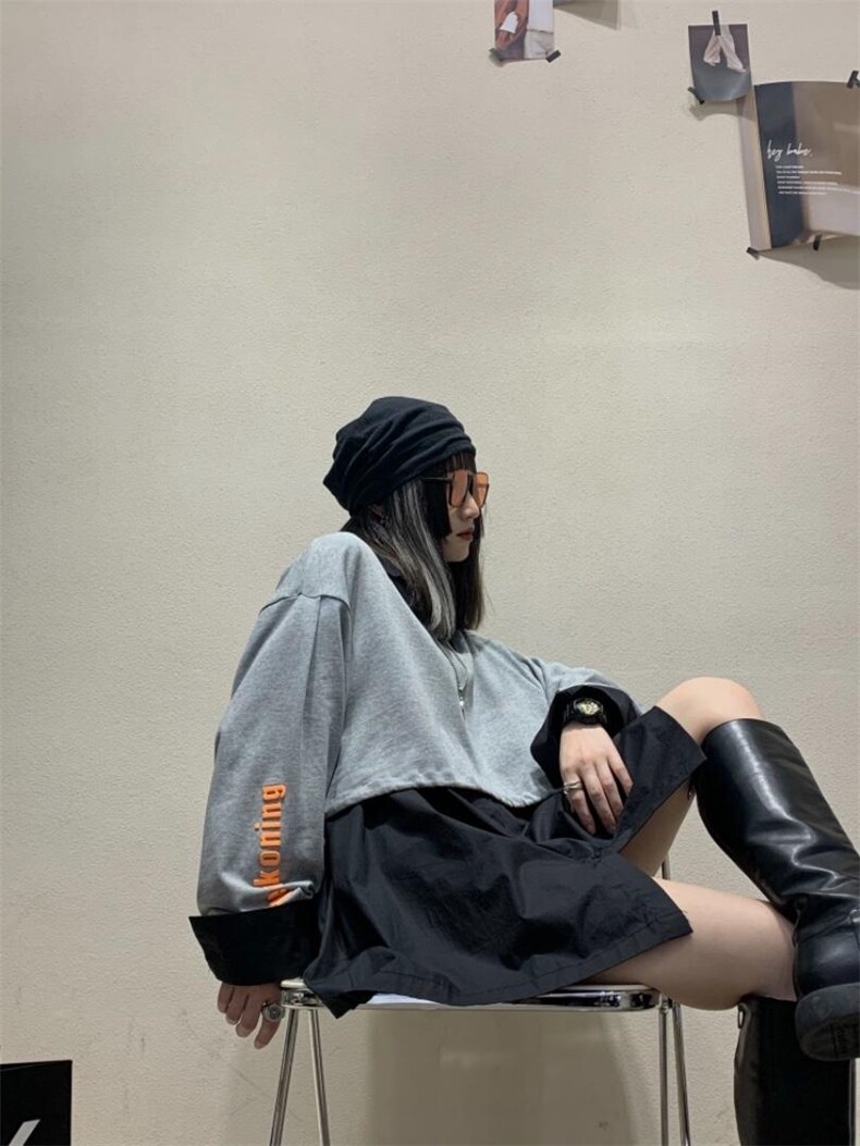 休闲套头卫衣，女装卫衣/绒衫，Alissa Lin