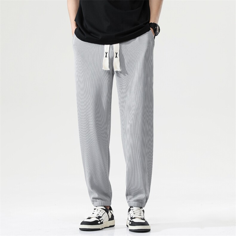 抖音直播2025夏季垂感冰丝裤宽松休闲运动裤长裤K3701-P35，女装休闲裤，星座1212