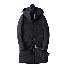 2021新款棉衣外套男士冬季中长款棉袄潮羽绒棉服DS205T，男装棉衣，电商A102