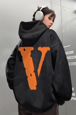 麂皮绒连帽卫衣重磅400克橙v印花JL7012-P45控78（抖音不可售），男装卫衣，星座508（原C305）