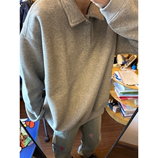 抖音得物高品质二开26春装美式高街结构设计POLO翻领卫衣外套W77，男装Polo衫，电商A486-1