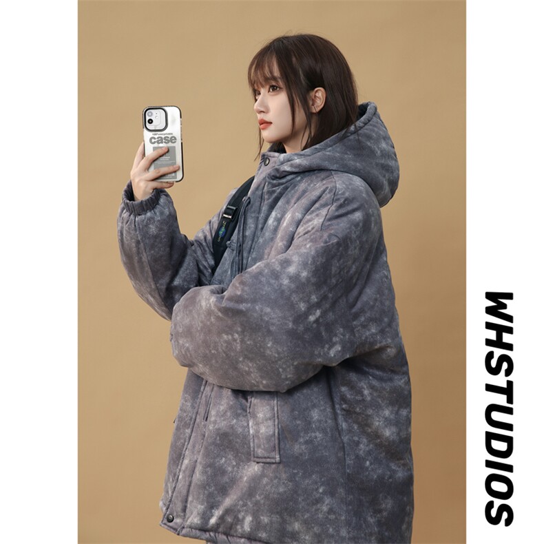 2025  加绒盘扣棉衣棉服新中式连帽面包服棉袄外套 G1616-P95图片