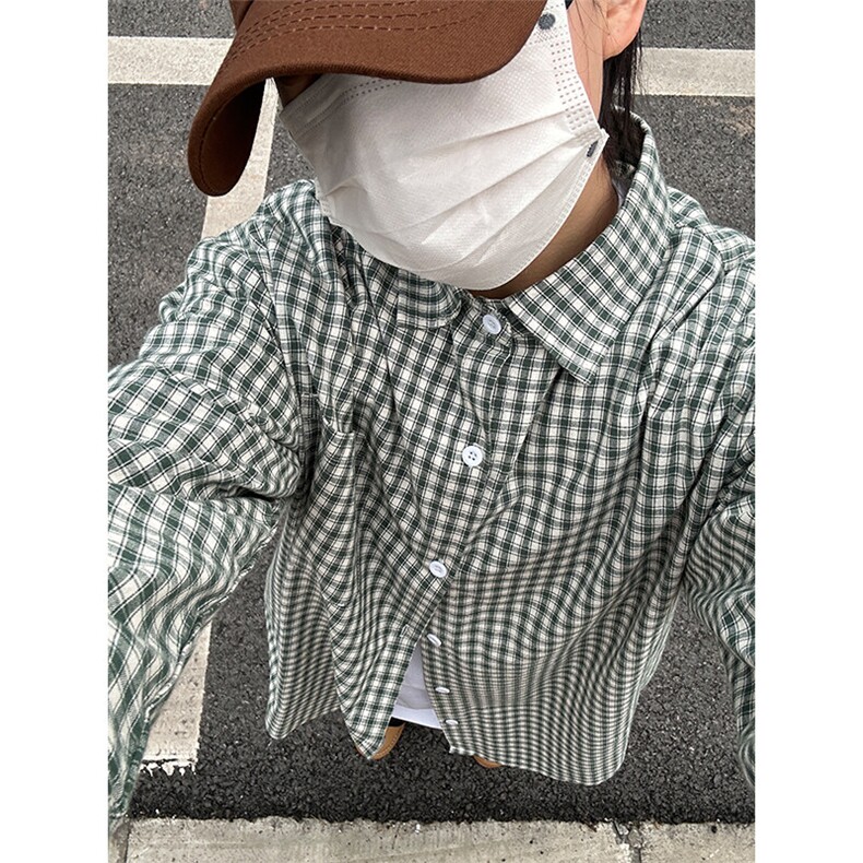 2026春夏新款千鸟格格子长袖衬衫高品质 现货 CS067-P40图片