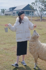 大货双十一主推款2020新款短款面包服L222，女装棉衣/棉服，时倾STUDIO