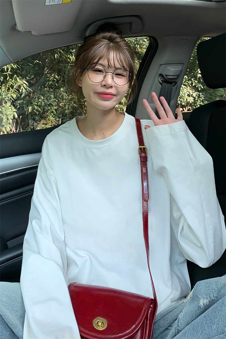 宽松日系文艺简约时尚长袖纯棉休闲高街复古上衣HY10TP17控29,男装卫衣,电商A102B