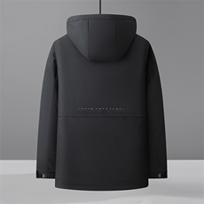 男士羽绒服短款2024新款连帽可拆卸鹅绒服商务休闲冬季外套，男装羽绒服，电商B212（原钱塘6029）