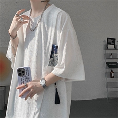 T10121-特批30控58百搭小熊吊坠冰丝短袖T恤夏季新款高品质大码，男装T恤，电商A059