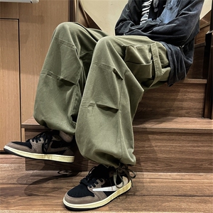 电商DSA028-CK22510 100棉 秋季新款百搭休闲工装裤长裤控78,男装休闲裤,电商A028
