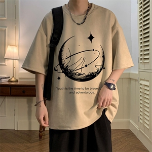 麂皮绒短袖t恤男大码半袖男 JD82457-P25图片