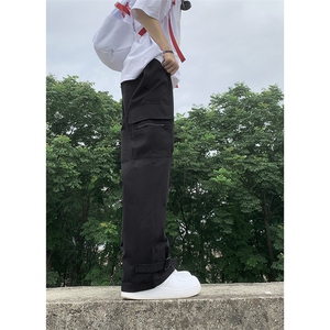 B221 美式ins街头hiphop宽松休闲多口袋工装裤子 LK23120-P65控88图片