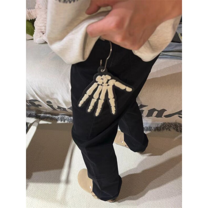【有货】黑色修身直筒牛仔裤男美式高街cleanfit裤子N083HH-特P32,男装牛仔裤,星座1007（原301D）