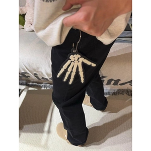 【有货】黑色修身直筒牛仔裤男美式高街cleanfit裤子N083HH-特P32图片