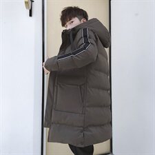 2021新款男士中长款棉衣冬季棉服外套加厚棉袄DS209T，男装棉衣，电商A102