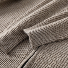 半高圆领羊毛衫时尚百搭2025，男装羊毛衫，忠诺羊绒