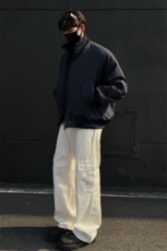 新加二色高街立领棒球棉服飞行夹克棉衣短款外套男H1030特P60，男装夹克，电商A341